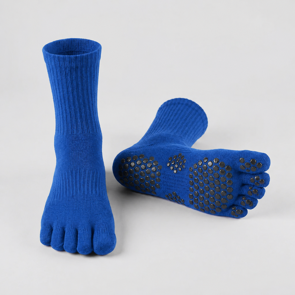 FiveStar Grip Trainers — Royal Blue Combat Training Socks