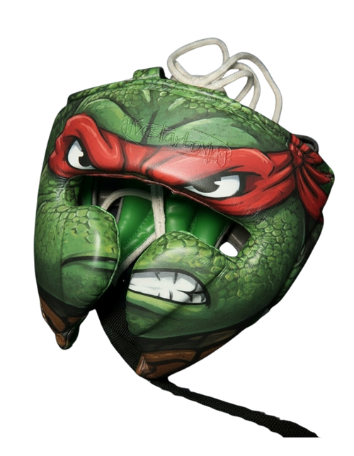 FiveStarBoxing TMNT Raphael Boxing Headgear – Custom Build