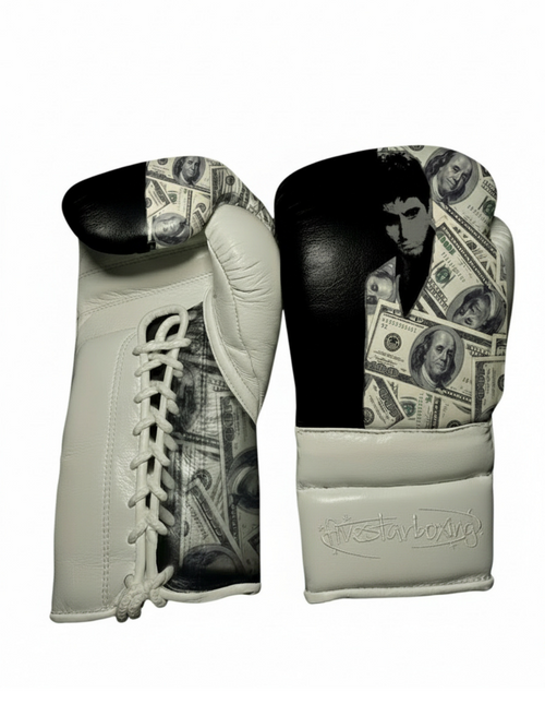 FiveStarBoxing 'Tony Montana' Handmade Japanese Boxing Gloves – Custom Build