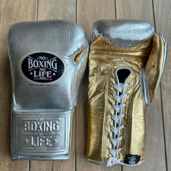 No Boxing No Life | Customisable | All Colours & Ounces | Horse Hair Padded | Full 100% Genuine Leather