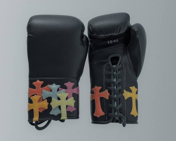 Crucifix Handmade Boxing Gloves | Premium Quality & Custom Designs My Store