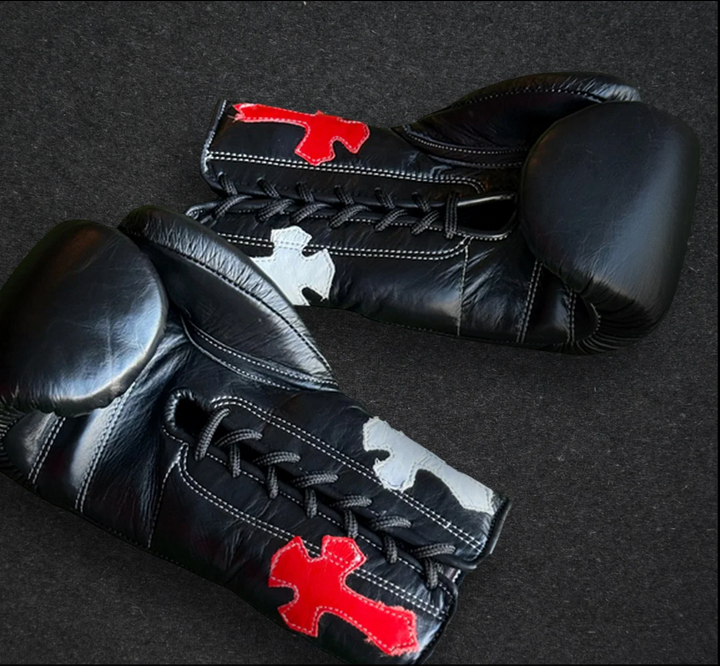 Crucifix Handmade Boxing Gloves | Premium Quality & Custom Designs My Store