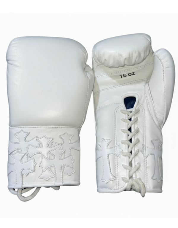 Crucifix Handmade Boxing Gloves | Premium Quality & Custom Designs