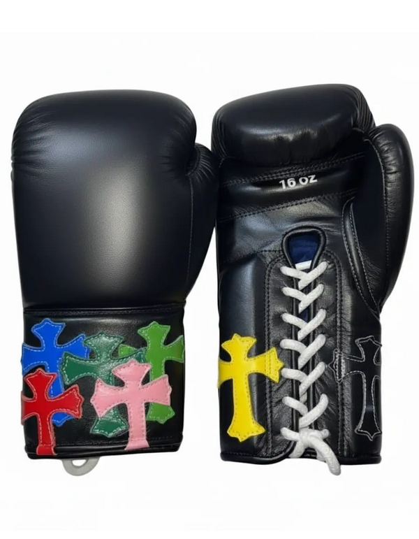 Crucifix Handmade Boxing Gloves | Premium Quality & Custom Designs