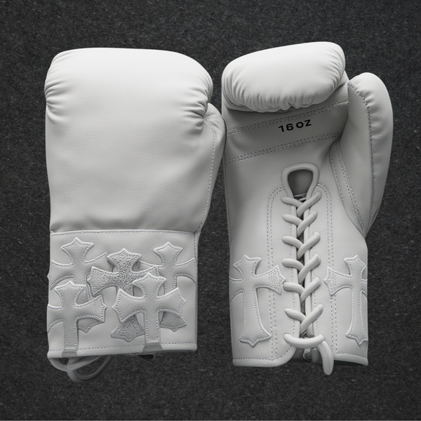 Crucifix Handmade Boxing Gloves | Premium Quality & Custom Designs My Store