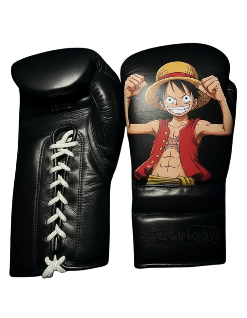 Custom Japanese One-Piece Boxing Gloves — Handmade Velcro | FiveStarBoxing