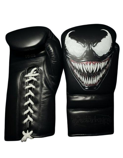 Shadow Beast Custom Boxing Gloves — Handmade Themed | FiveStarBoxing